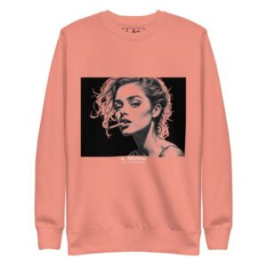 Premium Sweatshirt - Femme Fatale (Black White Edition)